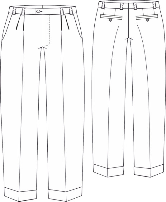 Bundfaltenhose Friedrich