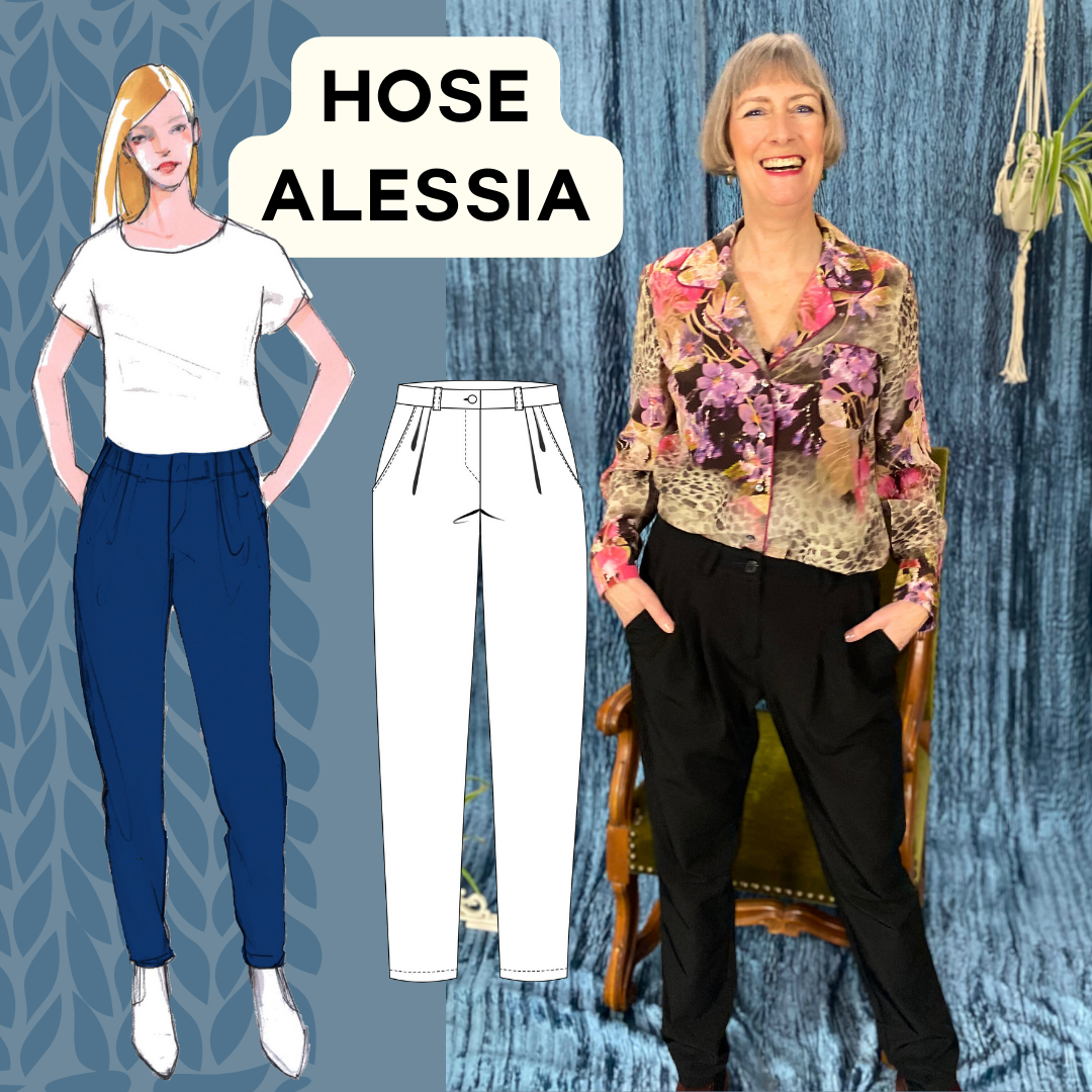 Bundfalten Hose Alessia