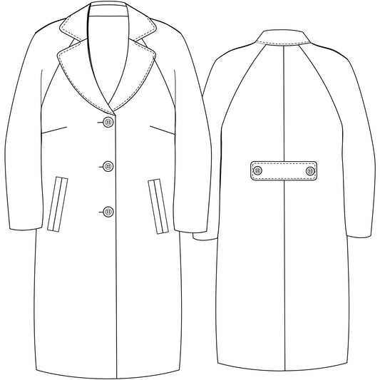 Raglan coat Roberta