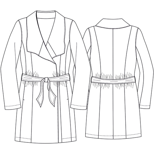Knitted coat Liana