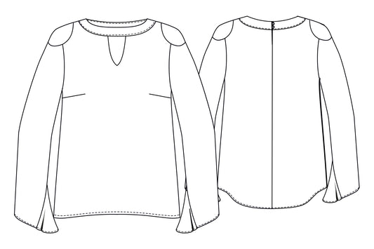 Cut-out blouse Noemi