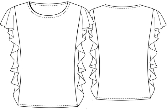 Butterfly shirt Antonia