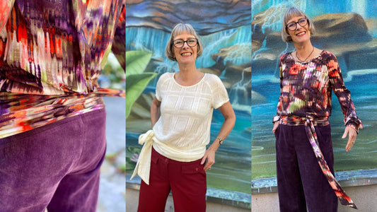 Nähanleitung Blusenshirt Cadiz