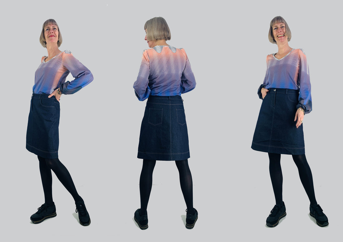 Nähanleitung Jeansrock Zeynep