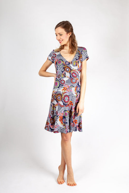 Nähanleitung Wickelkleid Eileen