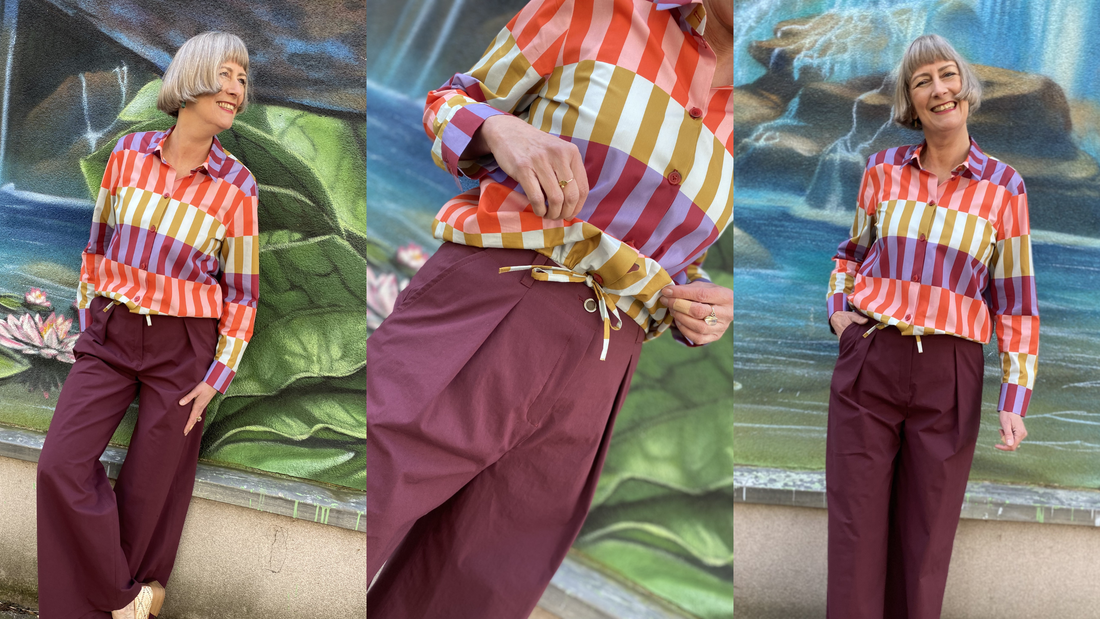 Nähanleitung Crop-Bluse Hanifa