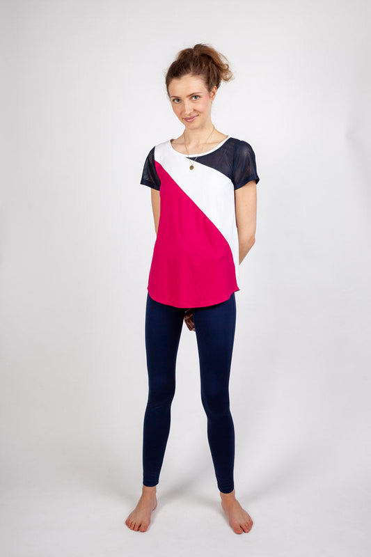 Nähanleitung Sportshirt Somaya - mit Teilungsnähten