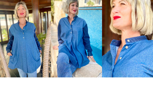 Nähanleitung Longbluse Urania