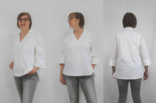 Nähanleitung Bluse Winnie