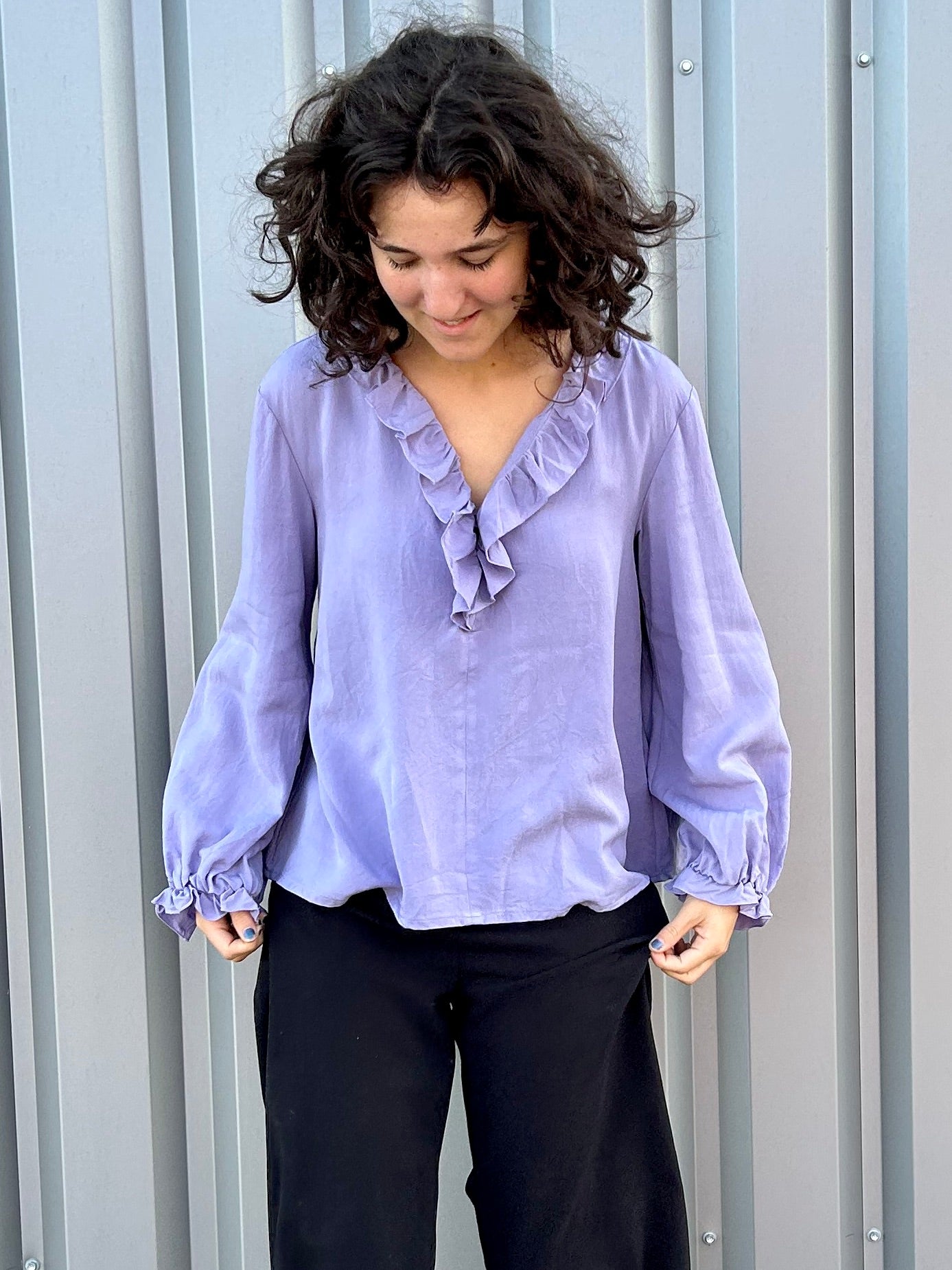 ruffle blouse Bristol