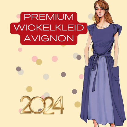 Premium wrap dress Avignon