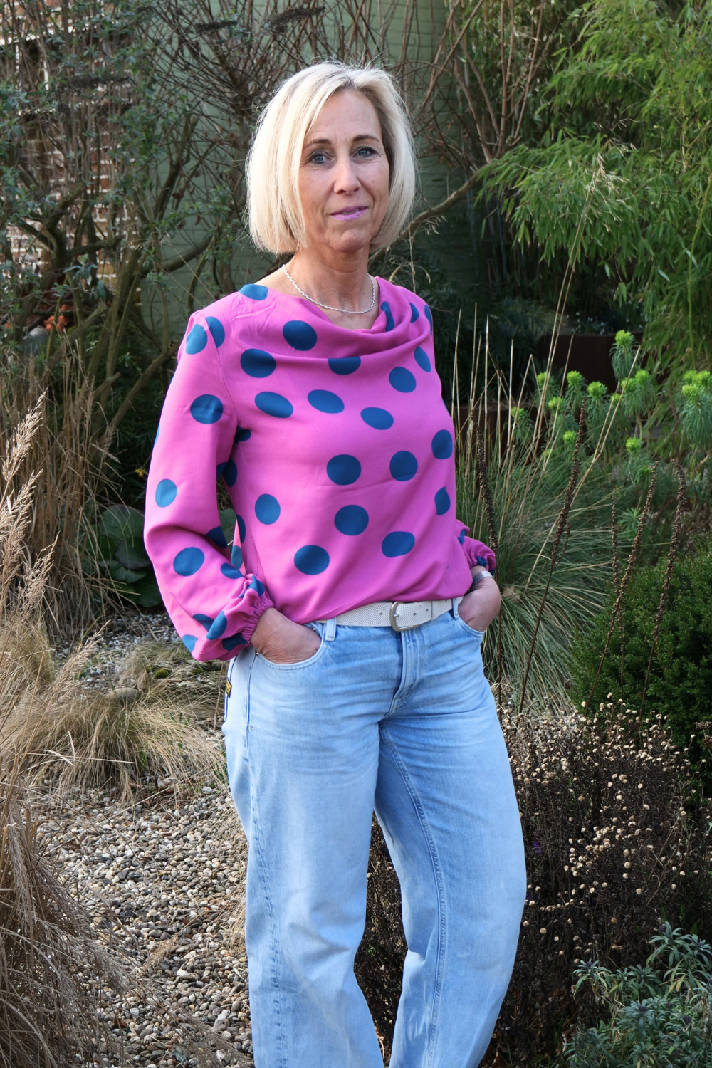 Waterfall blouse Besima