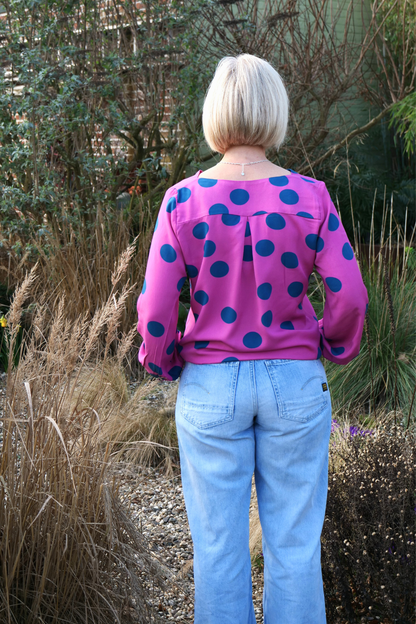 Waterfall blouse Besima