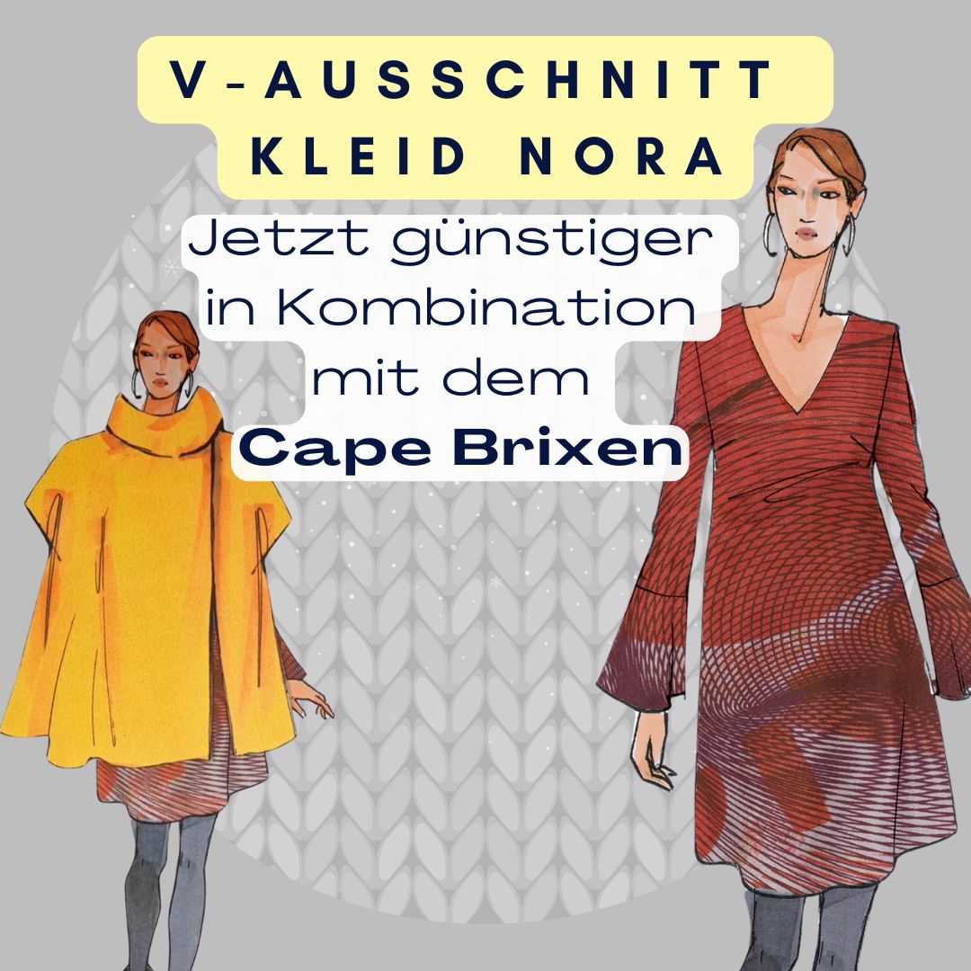 V-Ausschnitt Kleid Nora