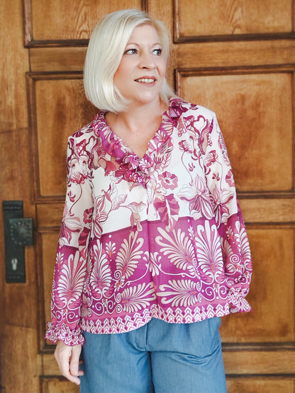 ruffle blouse Bristol