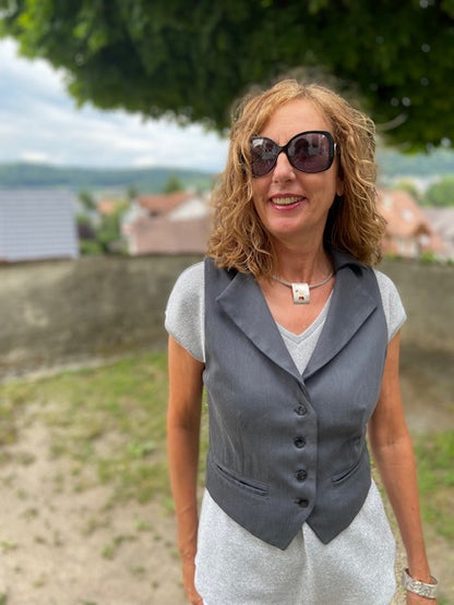 Fur vest Natascha