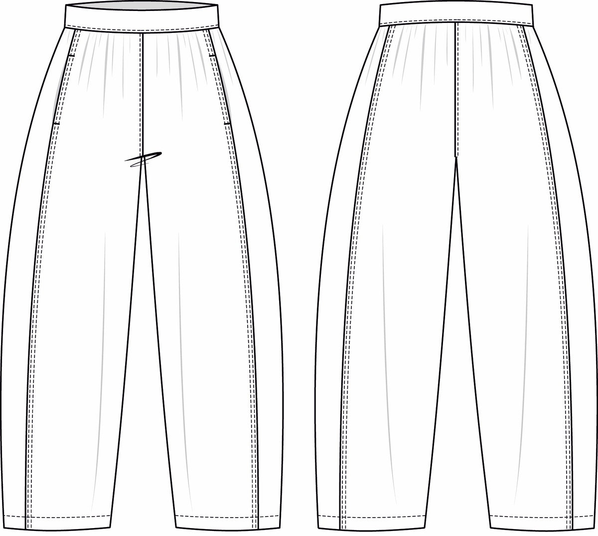 Barrel trousers Canterbury