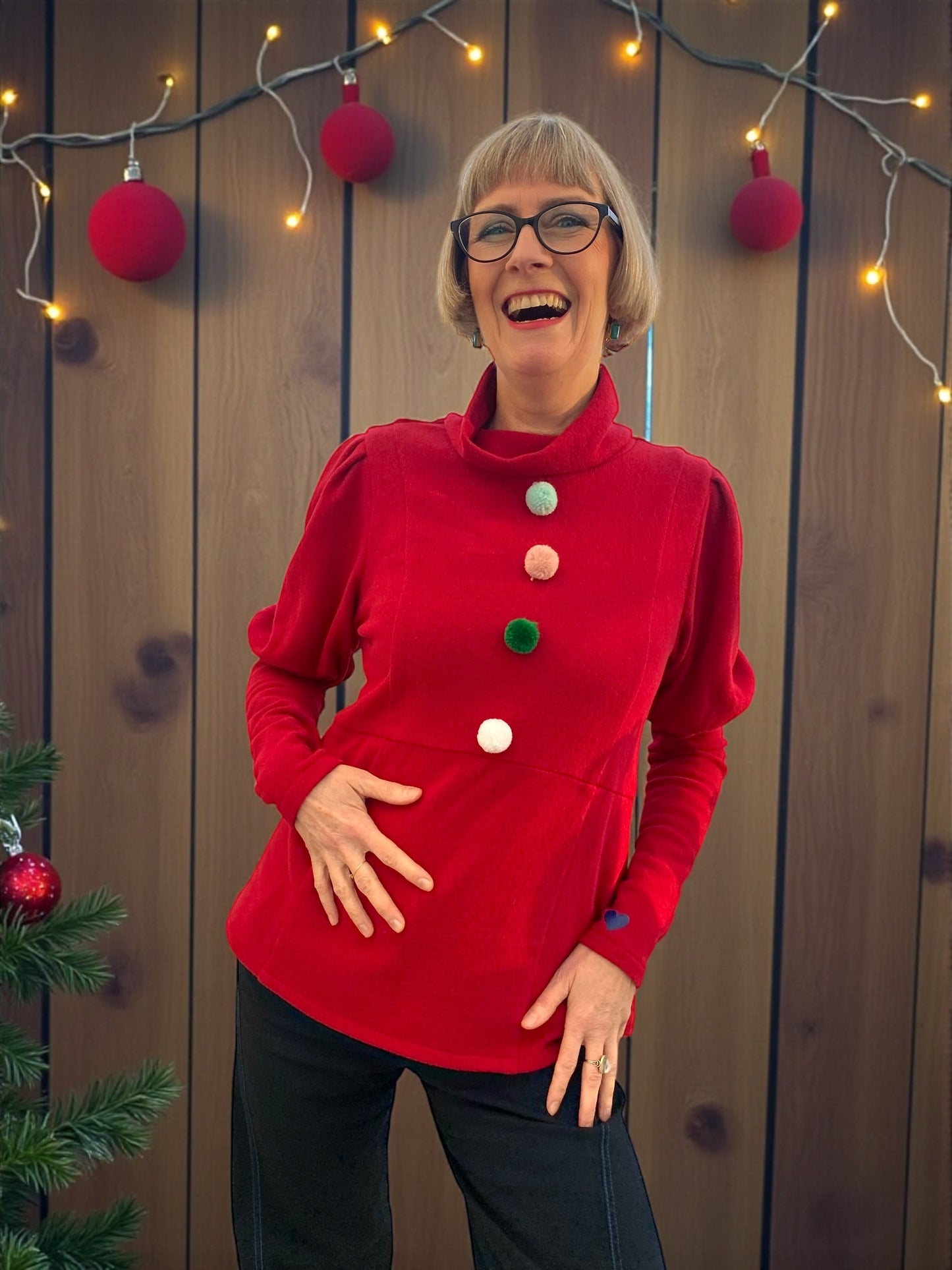 Premium Kleid Barcelona - mit Patternhack zum Pulli