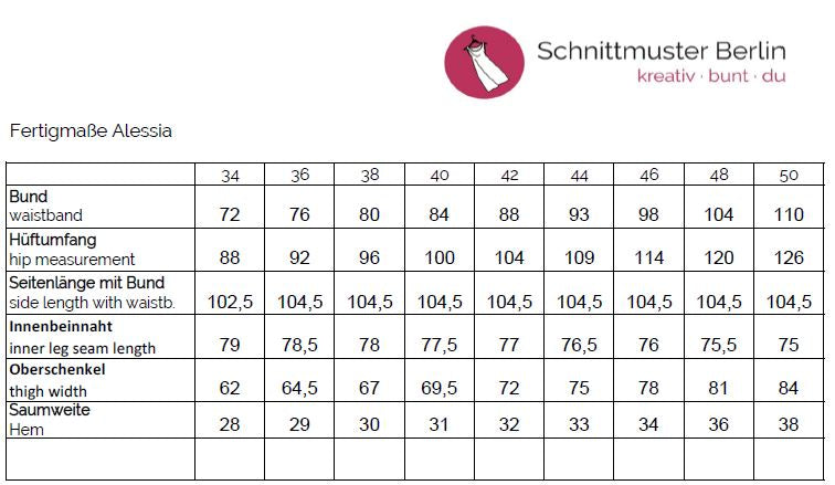 Bundfalten Hose Alessia