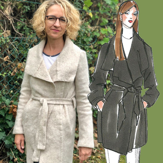 Knitted coat Liana