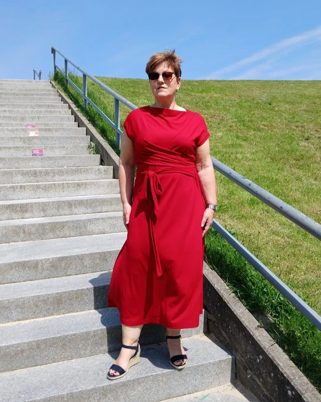 Marie wrap dress