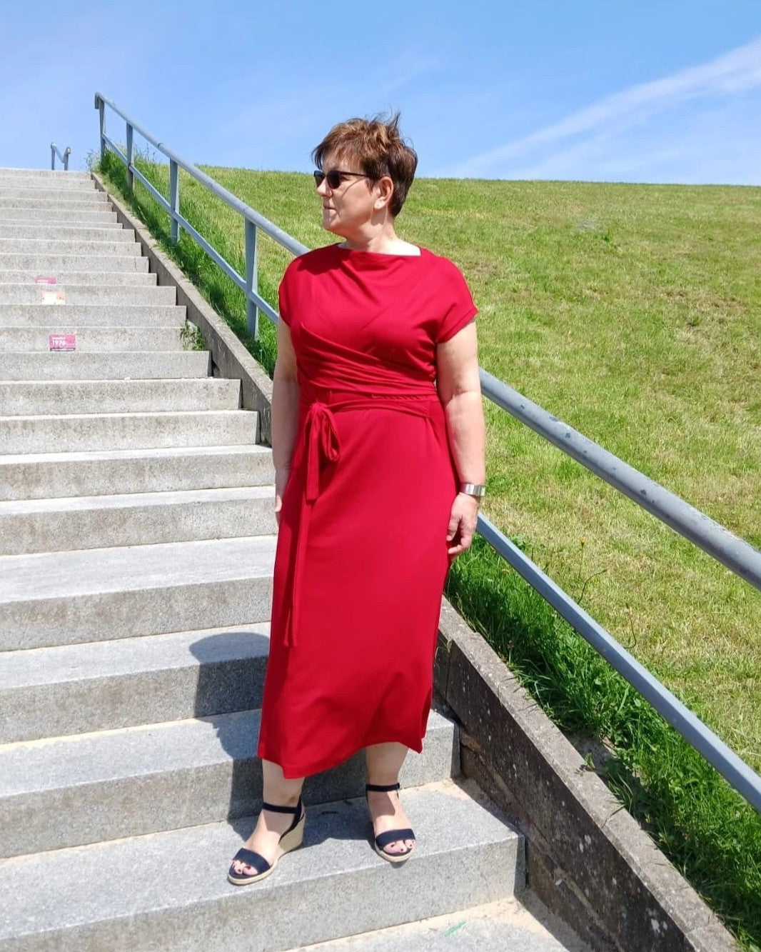 Marie wrap dress