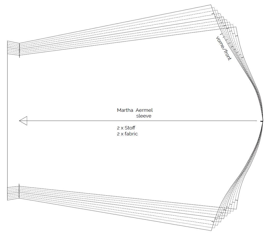 Add-on Martha sleeves