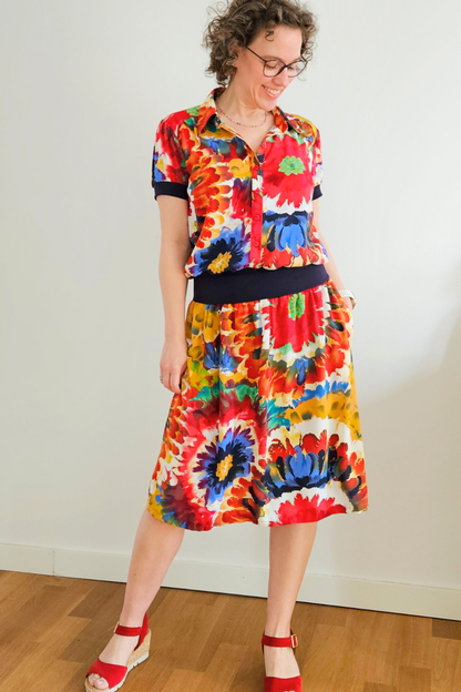 Bluse Como - Schnittmuster mit Add-ON zum Sommerkleid
