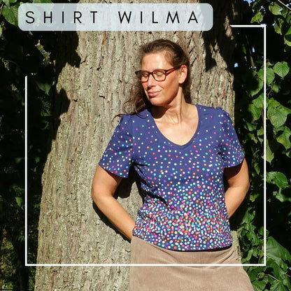 Shirt Wilma - Schnittmuster mit Patternhack zum Sommerkleid