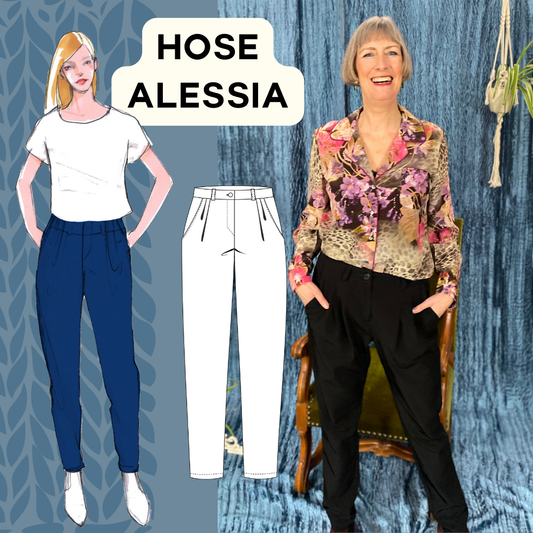 Pleated pants Alessia
