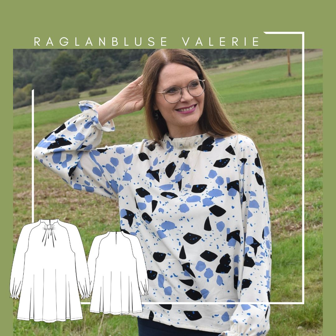 Raglan blouse Valerie