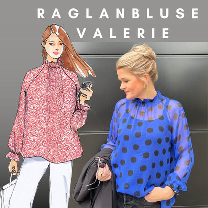 Raglan blouse Valerie