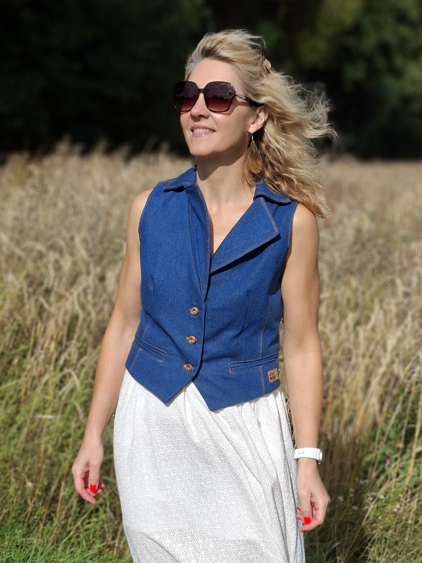 Fur vest Natascha
