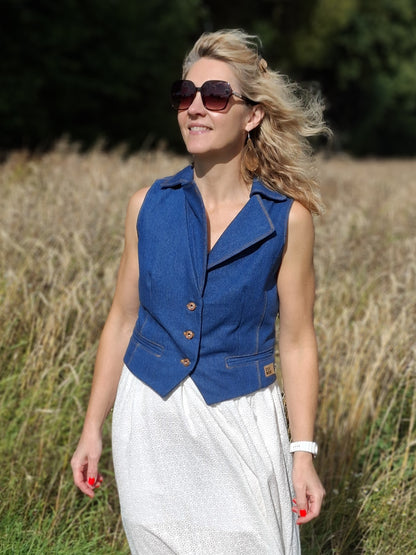 Fur vest Natascha
