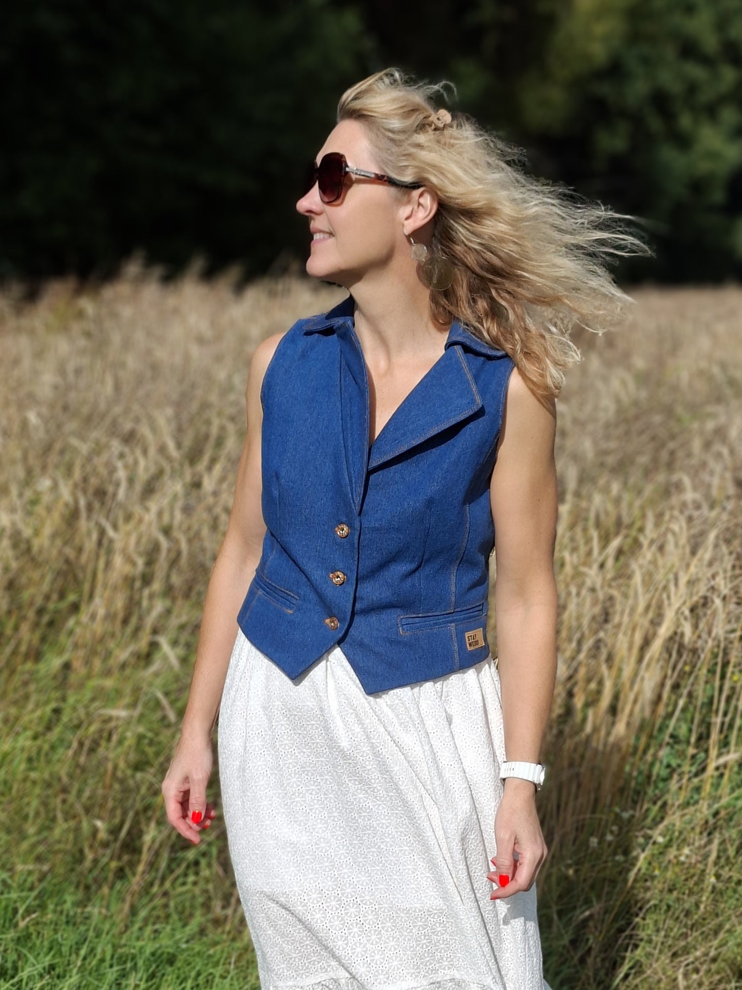 Fur vest Natascha