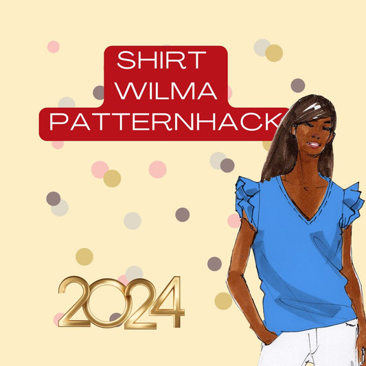 Shirt Wilma - Schnittmuster mit Patternhack zum Sommerkleid