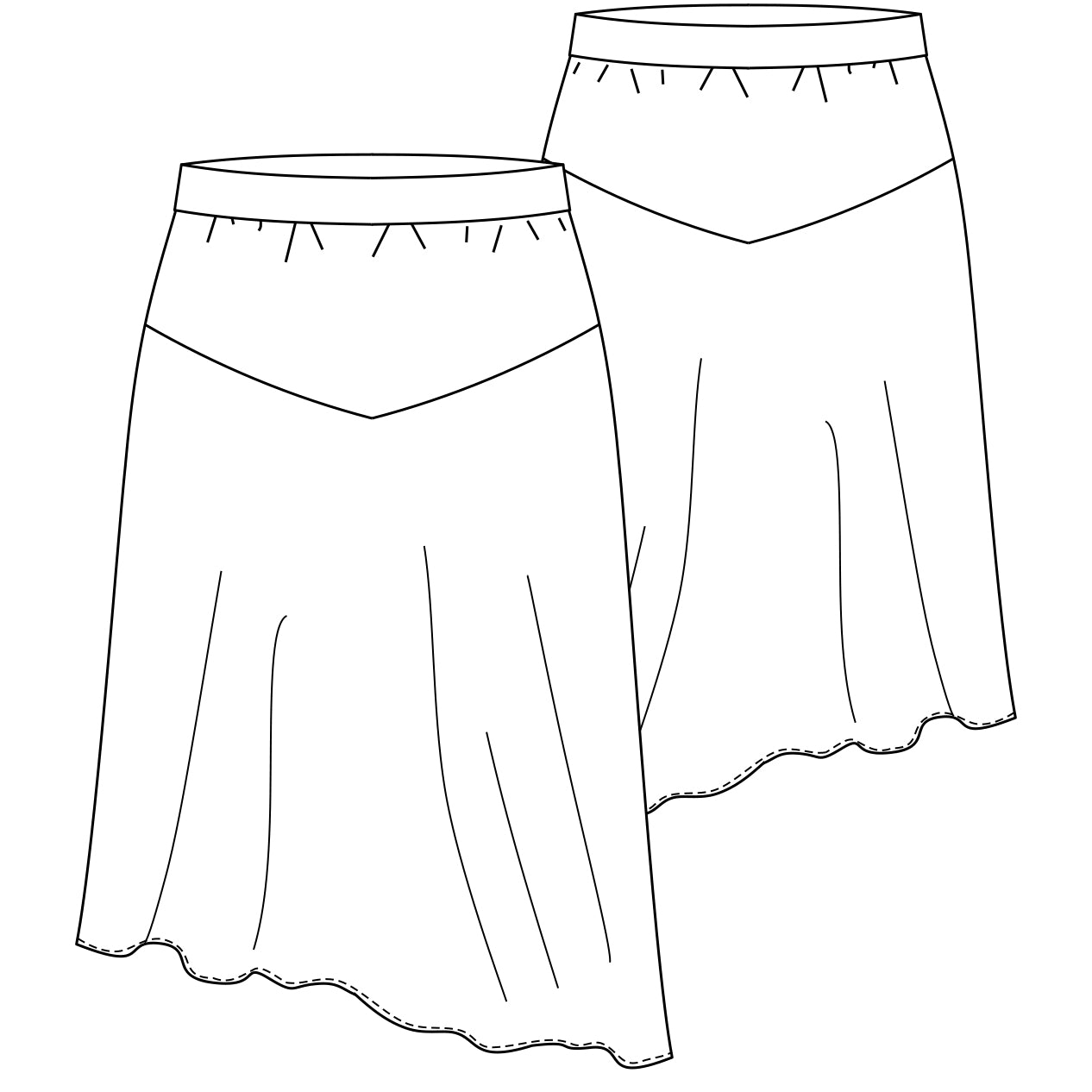 Pointed Skirt Grace