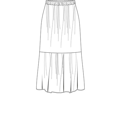 Tiered skirt Roos
